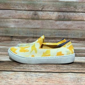 Rothys Yellow Lama Slip On Shoes
